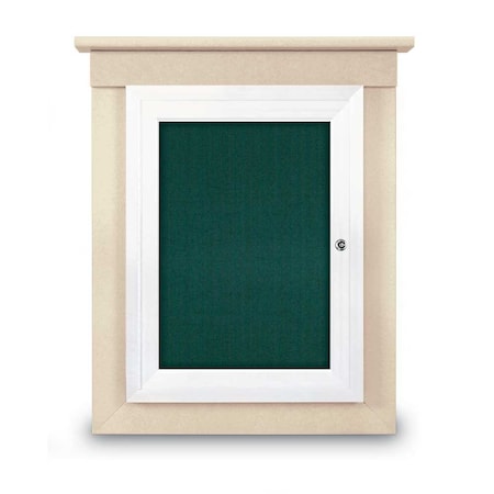 United Visual Products Sliding Glass Enclosed Letterboard, 48"x3, UV9005ACS-BLACK-LICORI UV9005ACS-BLACK-LICORI